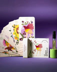 Mini perfume spray Cuir de Russie with Oracle du Jardin card – Well-being gift set for Mother's Day by Le Jardin Retrouvé