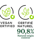 Osmanthe Liu Yuan - Le Jardin Retrouvé - Vegan certified logo - Certifié naturel 90.8% Natural origin content