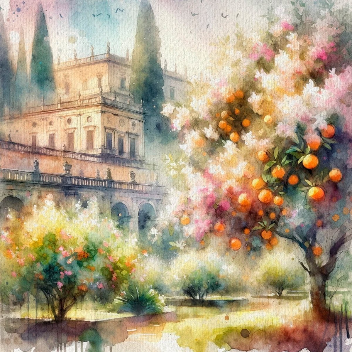 Le jardin derrière Citron Boboli - Le Jardin Retrouvé