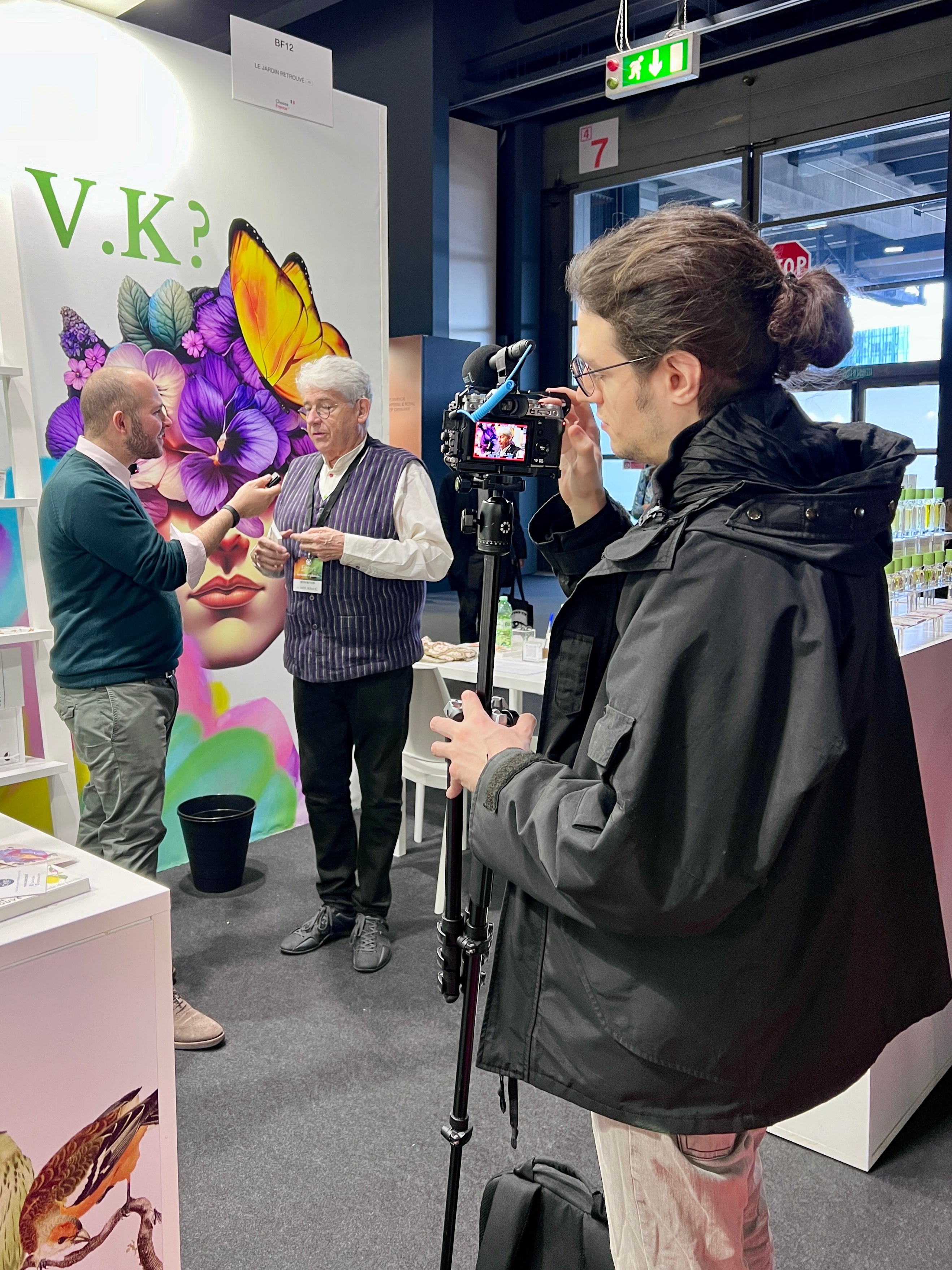 interview of Michel Gutsatz - about the our new 2024 fragrance Violette Kew - during Esxcence