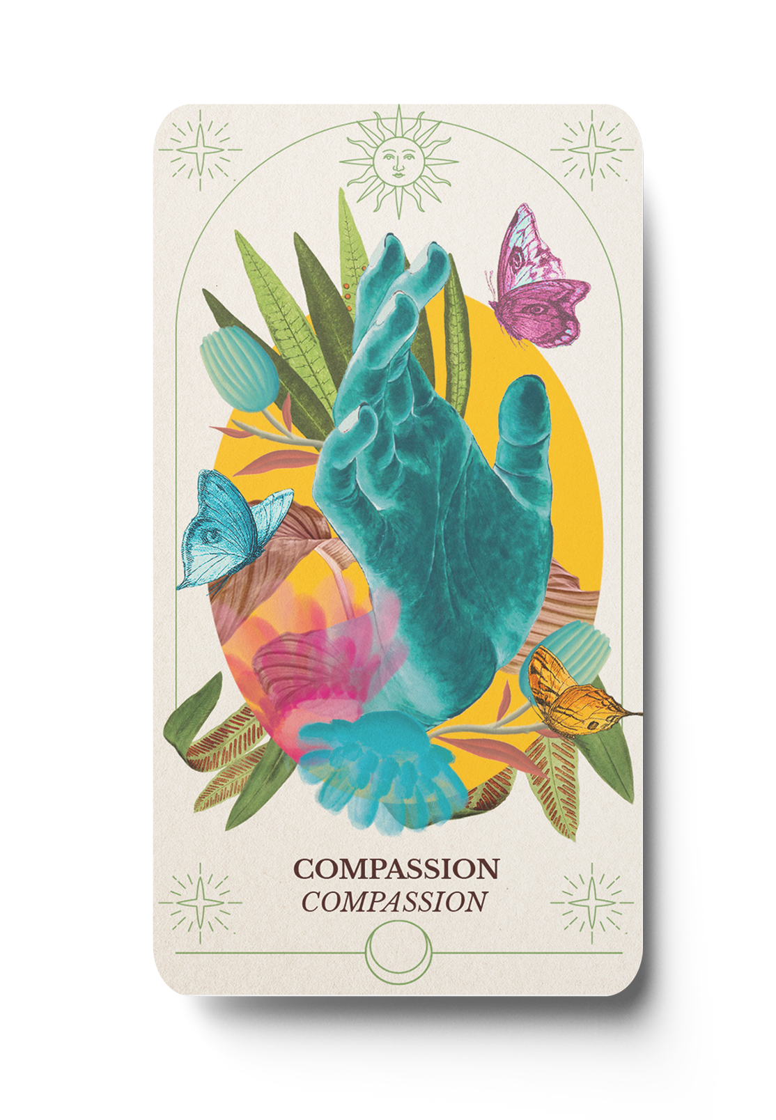 Carte de L'Oracle du Jardin Retrouvé - Compassion