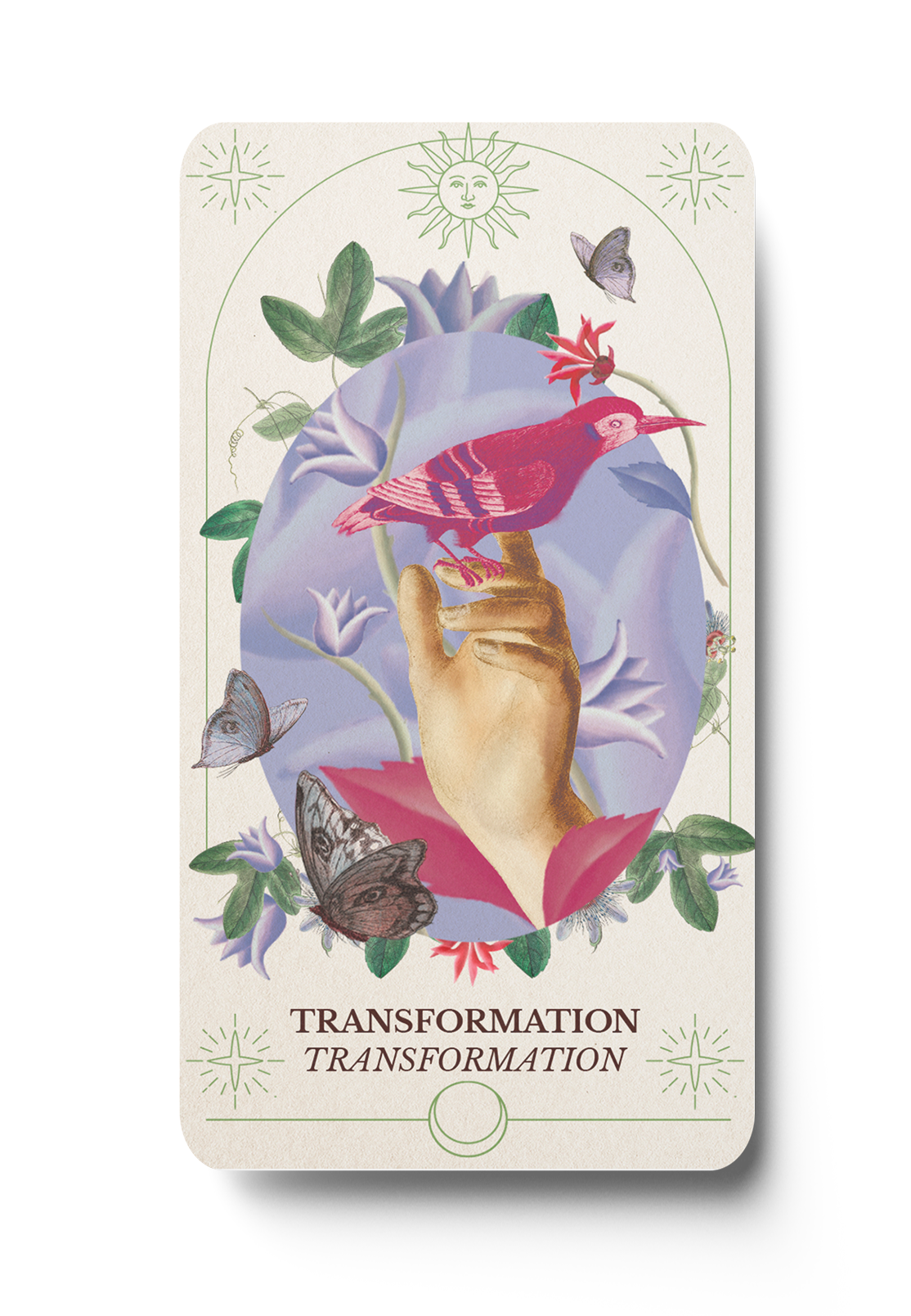 Carte de L'Oracle du Jardin Retrouvé - Transformation