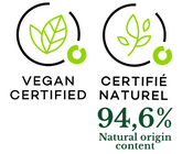 Tubéreuse Trianon - Le Jardin Retrouvé - Vegan certified logo - Certifié naturel 94.6% Natural origin content