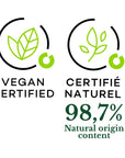 Citron Boboli - Le Jardin Retrouvé - Vegan certified logo - Certifié naturel 98.7% Natural origin content