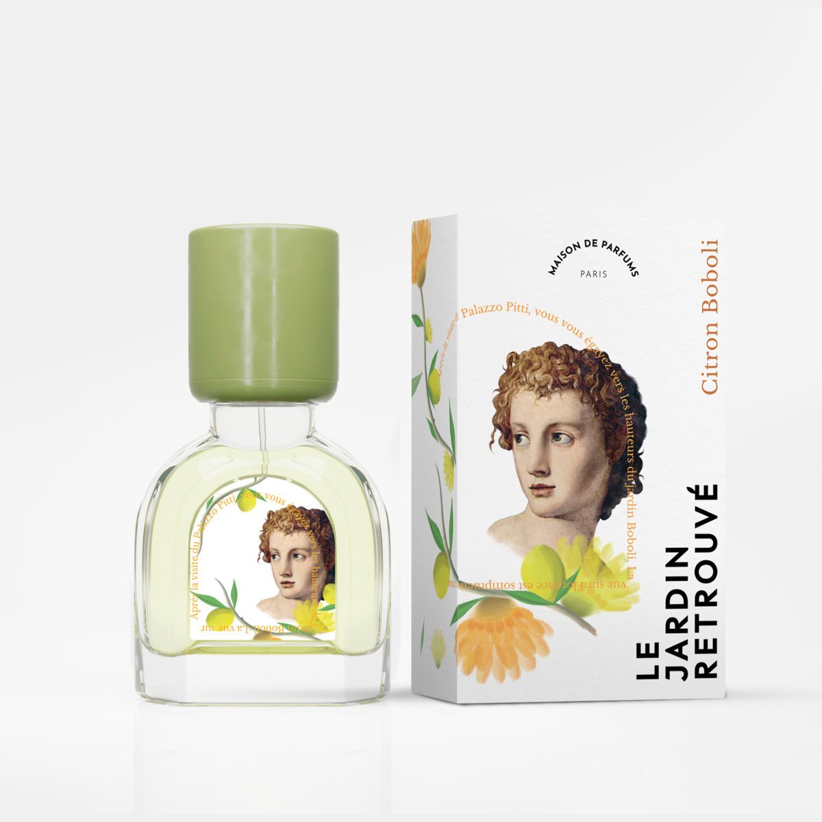 Citron Boboli 15ml avec ça boite sur fond blanc - Le Jardin Retrouvé