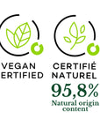 Oriental Sans Souci - Le Jardin Retrouvé - Vegan certified logo - Certifié naturel 95.8% Natural origin content