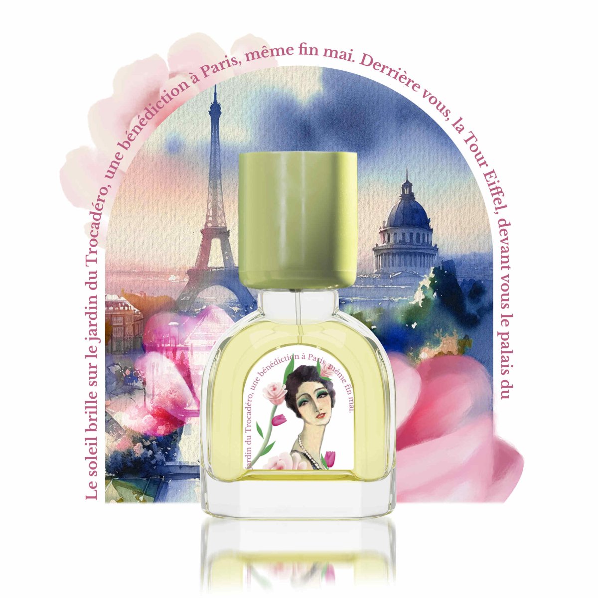 Rose Trocadéro 15ml - Le Jardin Retrouvé