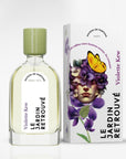 Violette Kew 50ml avec ça boite sur fond blanc - Le Jardin Retrouvé